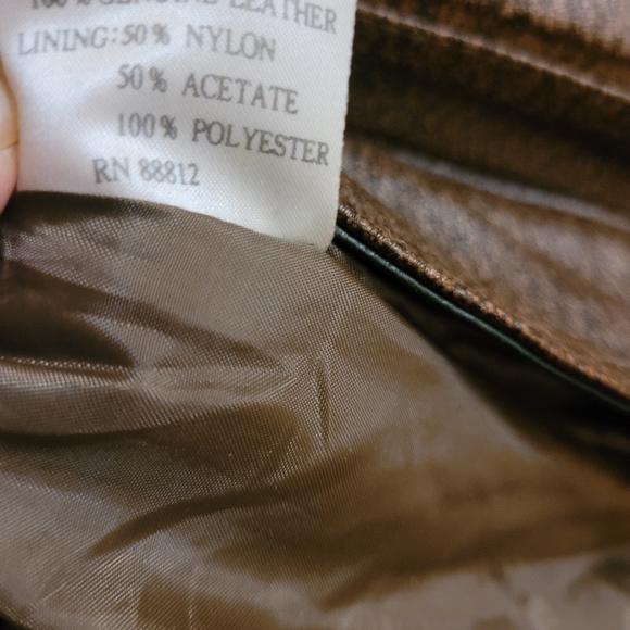 Segio Vadducci men leather jacket xxl - Picture 3 of 3